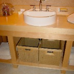 maple double sink bathroom vanity