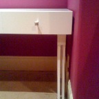 WHITE LACQUER DESK CLOSE.JPG