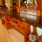 MAHOGANY KITCHEN BAR