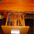 MAHOGANY KITCHEN CORNER