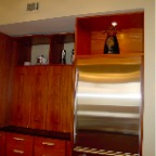 MAHOGANY KITCHEN DRAWERS