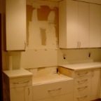 WHITE AND STAINLESS KITCHEN