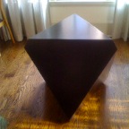 MAHOGANY CURVED TABLE