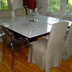 MAHOGANY TABLE BASE