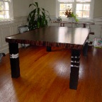 RIFT OAK DINING TABLE 2