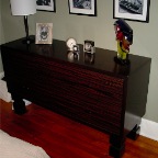 MCASSAR AND MAHOGANY DRESSER