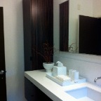 WENGE VANITY  BLOCK OPEN
