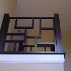 the new upper railing after1